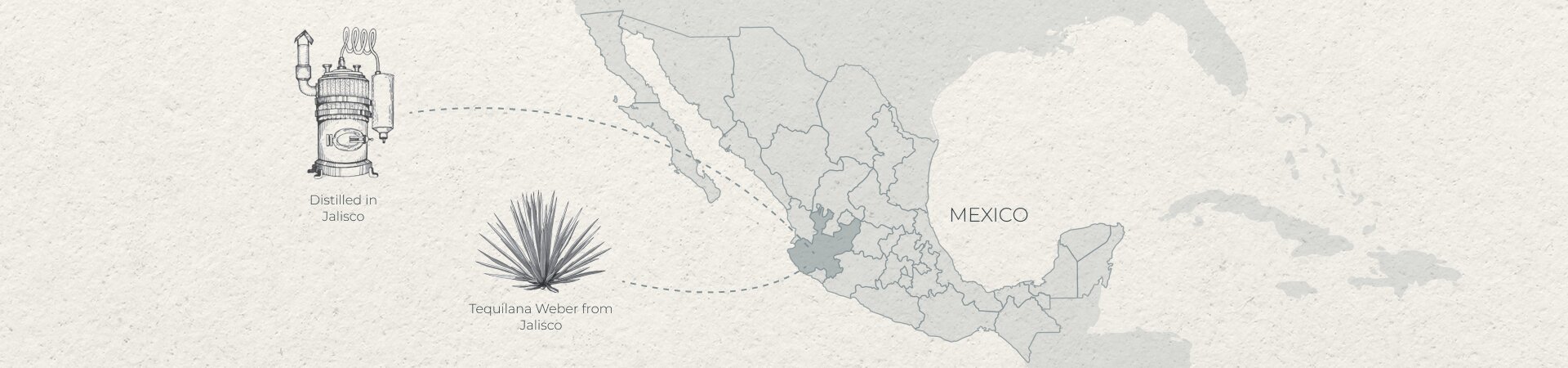 Tequilana Weber from Jalisco Distilled in Jalisco